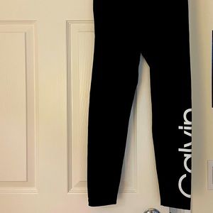 Calvin black leggings size S